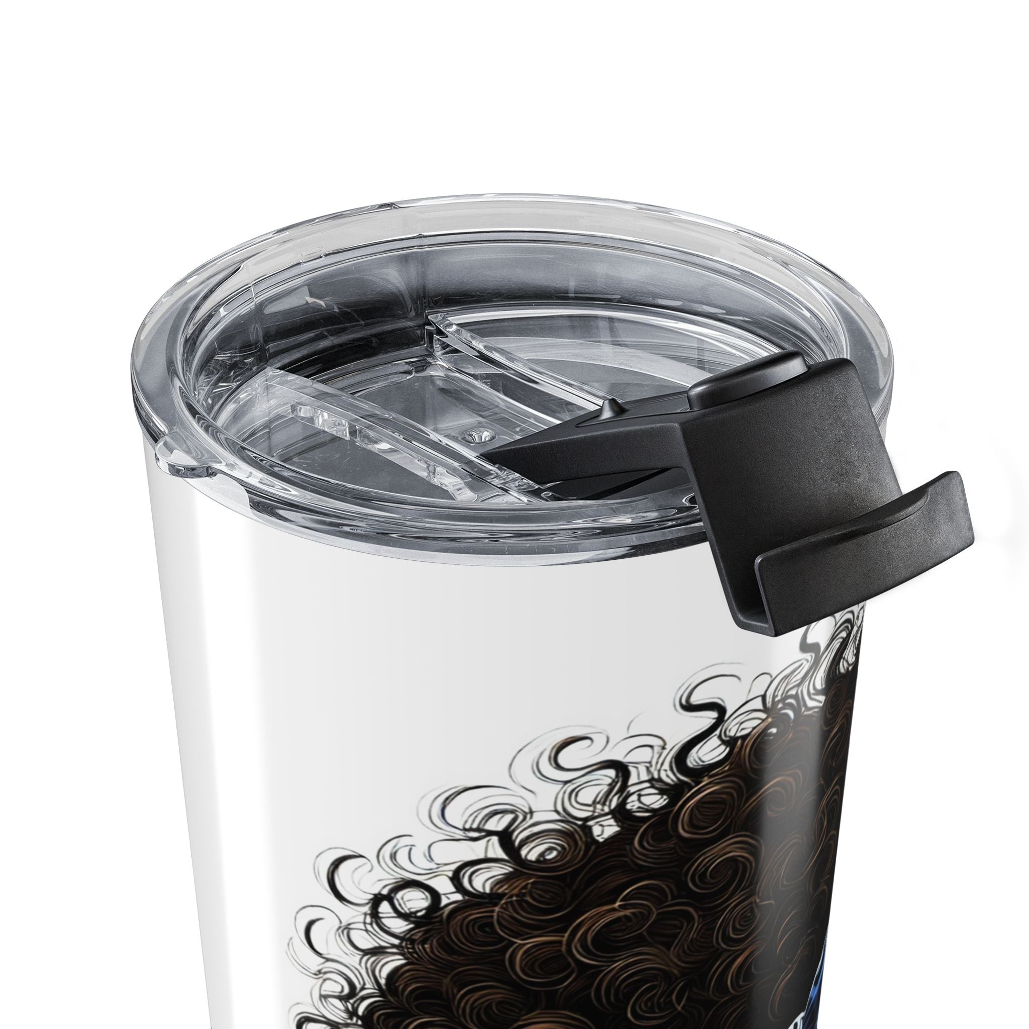 Capricorn Afro Girl 20oz Tumbler – Zodiac Coffee Travel Cup