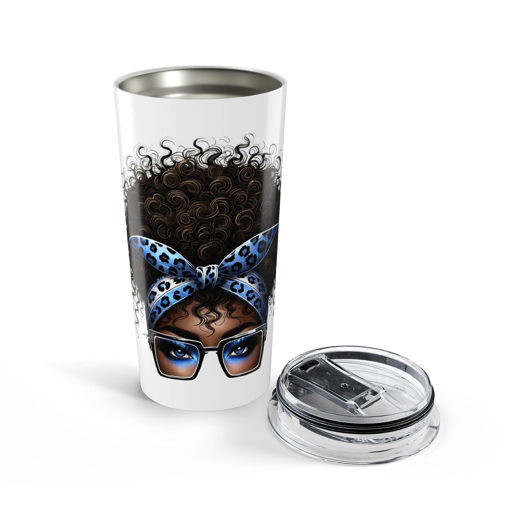 Capricorn Afro Girl 20oz Tumbler – Zodiac Coffee Travel Cup