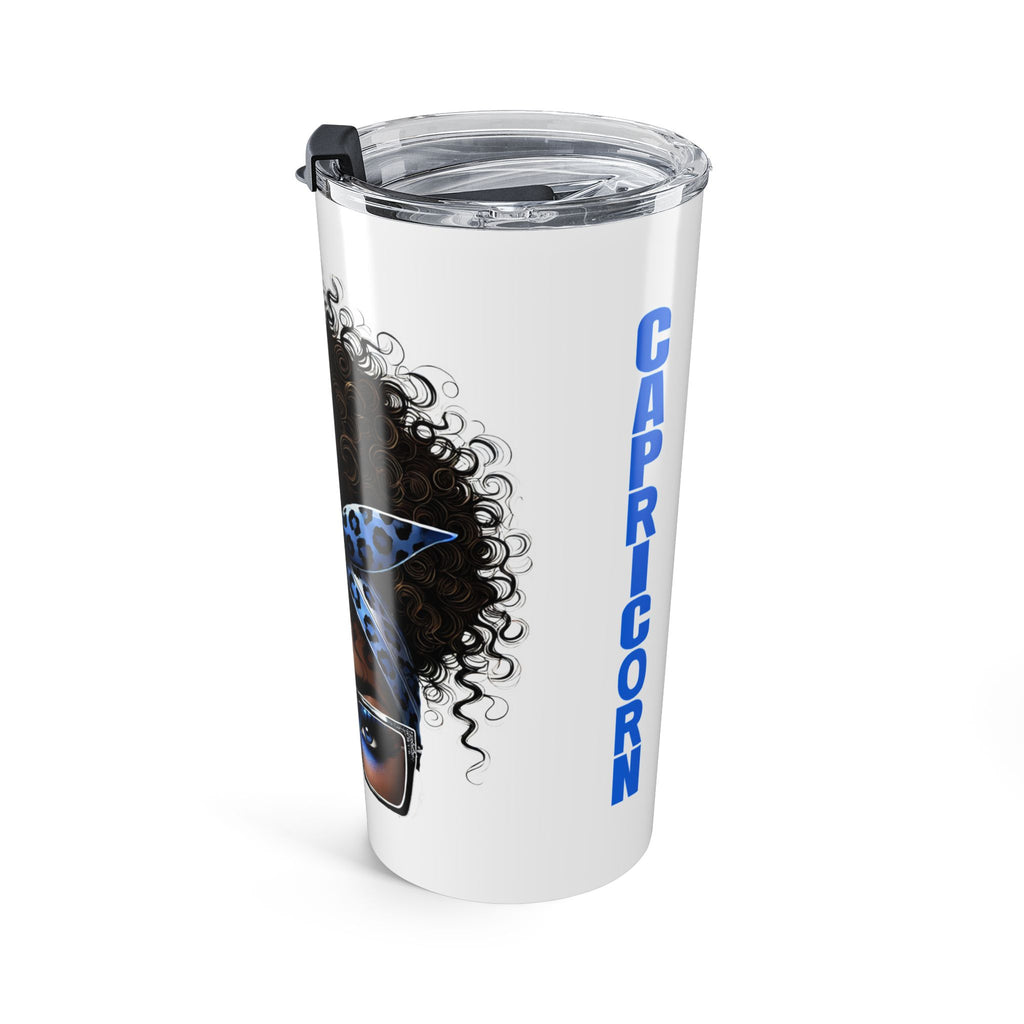 Capricorn Afro Girl 20oz Tumbler – Zodiac Coffee Travel Cup