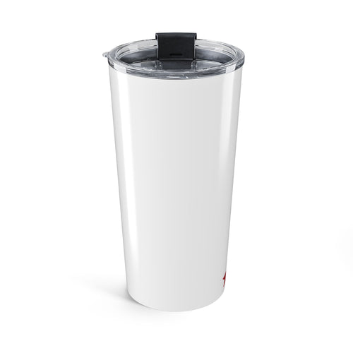 20oz Tumbler — Soulful Warrior Afro Woman Design (Red Ribbon)