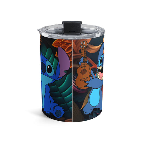 10oz Character Tumbler — Cute Lilo & Stitch Hawaiian Travel Cup
