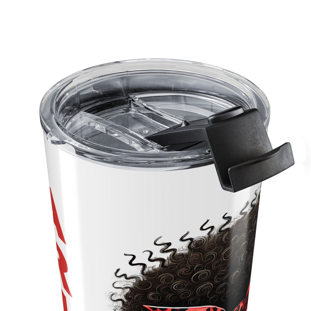 Aries Afro Girl 20oz Tumbler — Zodiac Coffee Travel Cup