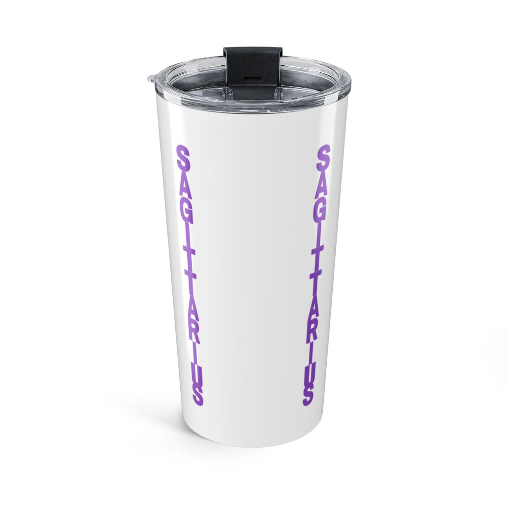 20oz Tumbler - Purple Afro Sagittarius Design